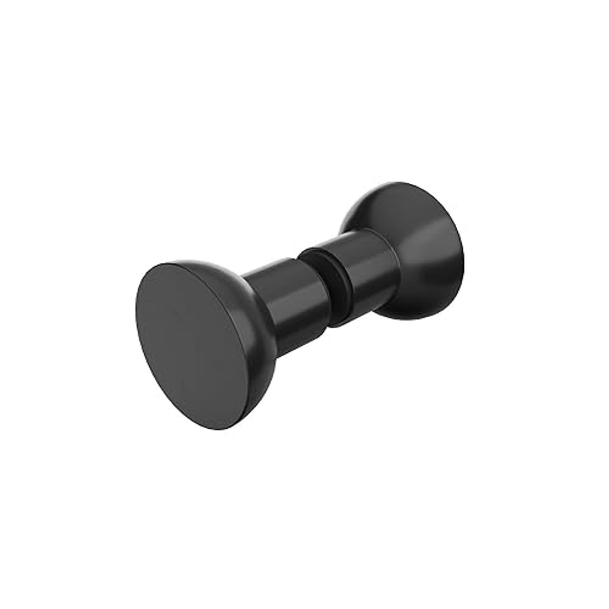 Matte Zwarte Douchedeur Knop - Elegante Deurhandgreep van Zinklegering