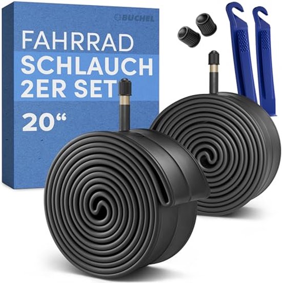 Büchel Bicycle Inner Tube 24 Inch AV 35 mm, 24 x 1.75-2.125 (47-507