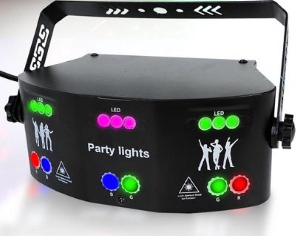 MSP Pulse FX 15 - discolamp - discobal - laser - discobol - LED - DMX - blacklight