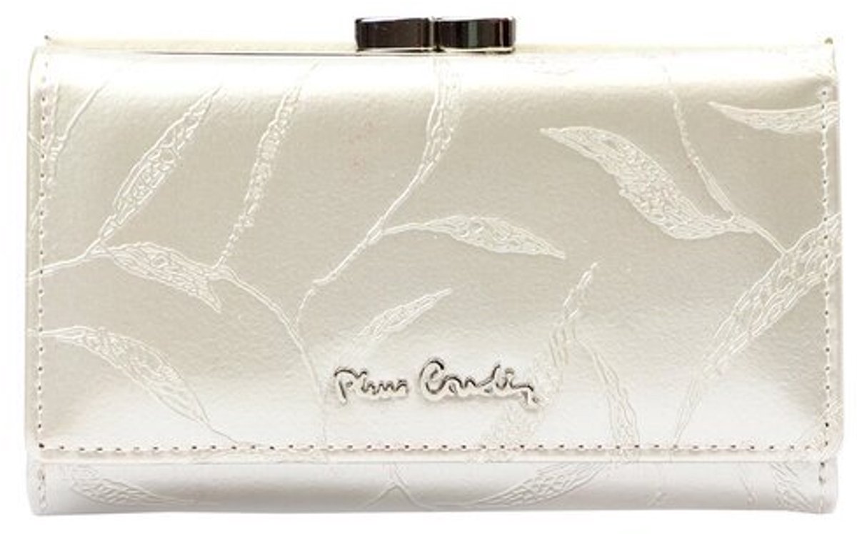 Pierre Cardin 02 LEAF 117 crème kleur dames portemonnee