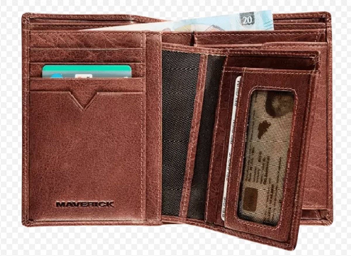 Maverick Heren Portefeuille | Bruin | Maat: One Size