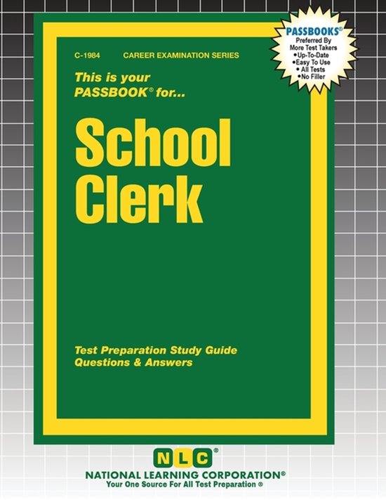 Career Examination- School Clerk - cover
