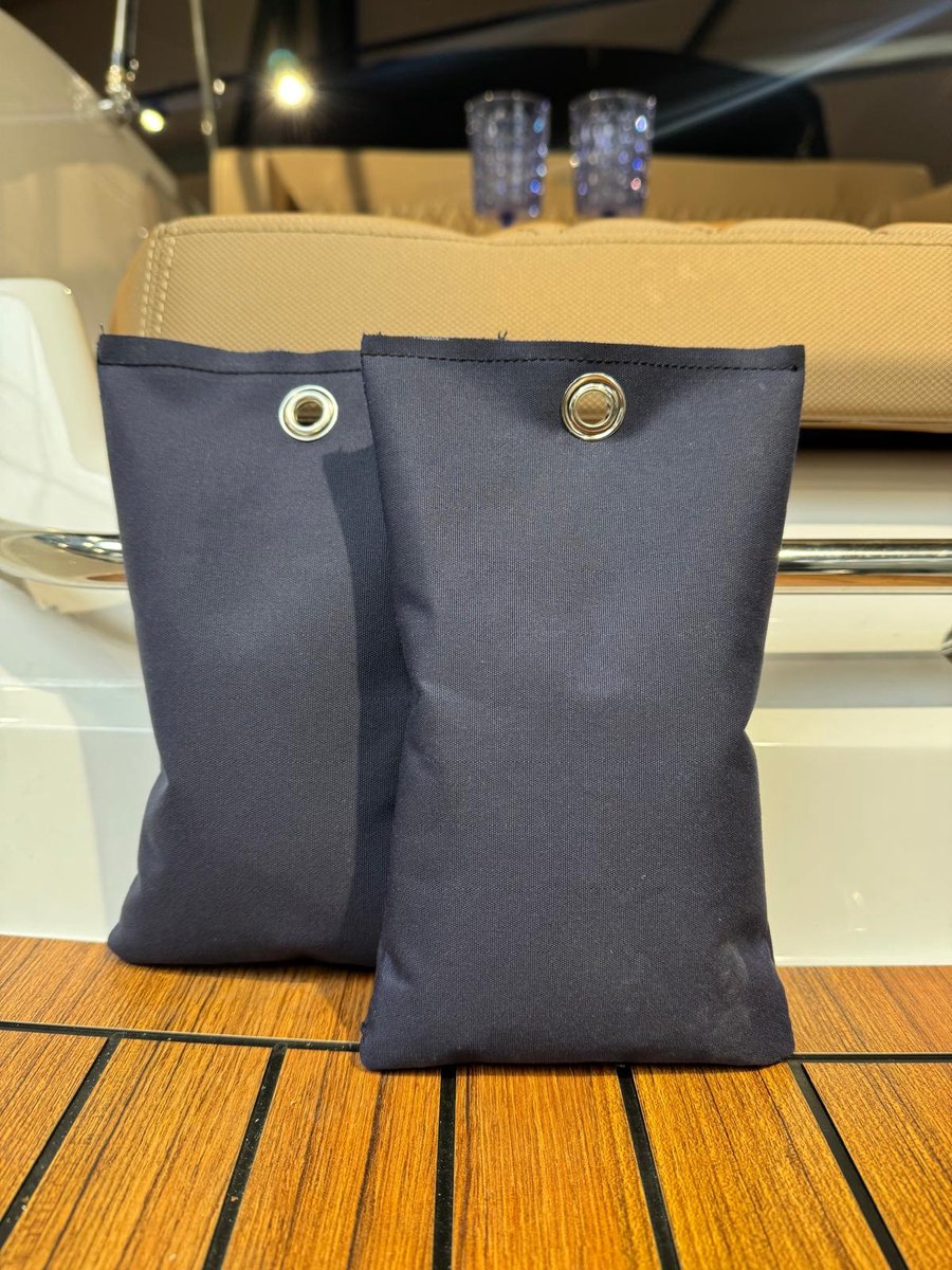 2X Grindzakjes Zandzakjes blauw - voor bootdekzeil - om waterzakken te voorkomen - 0,8kg