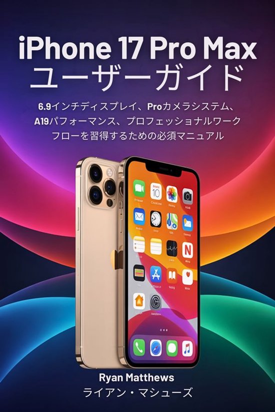 iPhone 17 Pro Max ユーザーガイド - cover