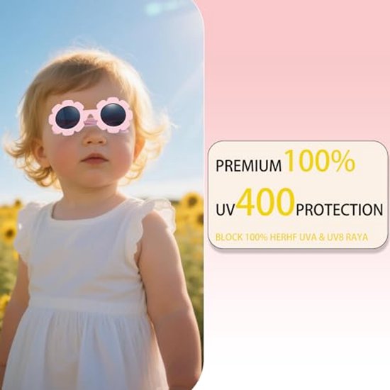 Babyzonnebril Set van 2 voor Peuters - UV 400 Bescherming en Polaroid — afbeelding 5