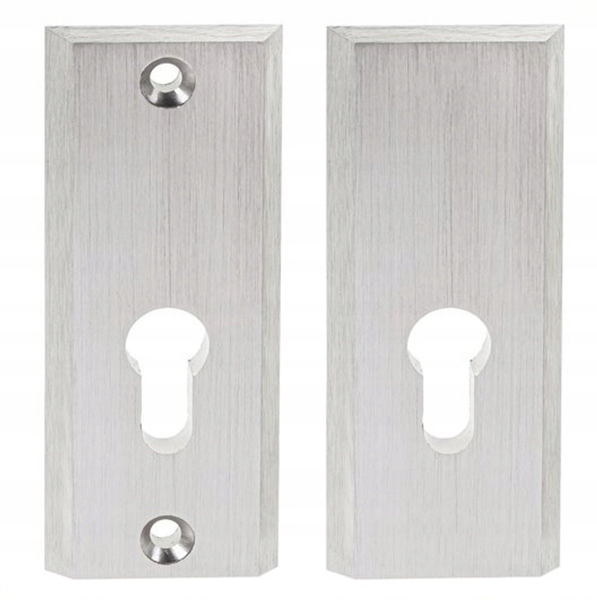 Rozeta Zewnętrzna Shark Inox Domino - Aluminium