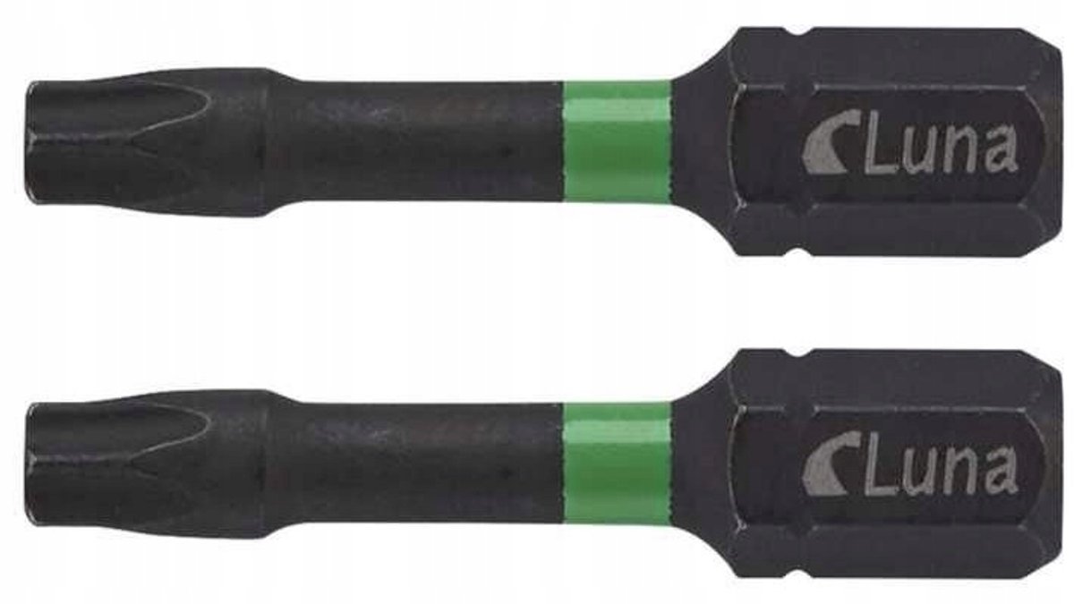 Luna Impact Torx TX10 Schroefbits 32mm - 2 Stuks