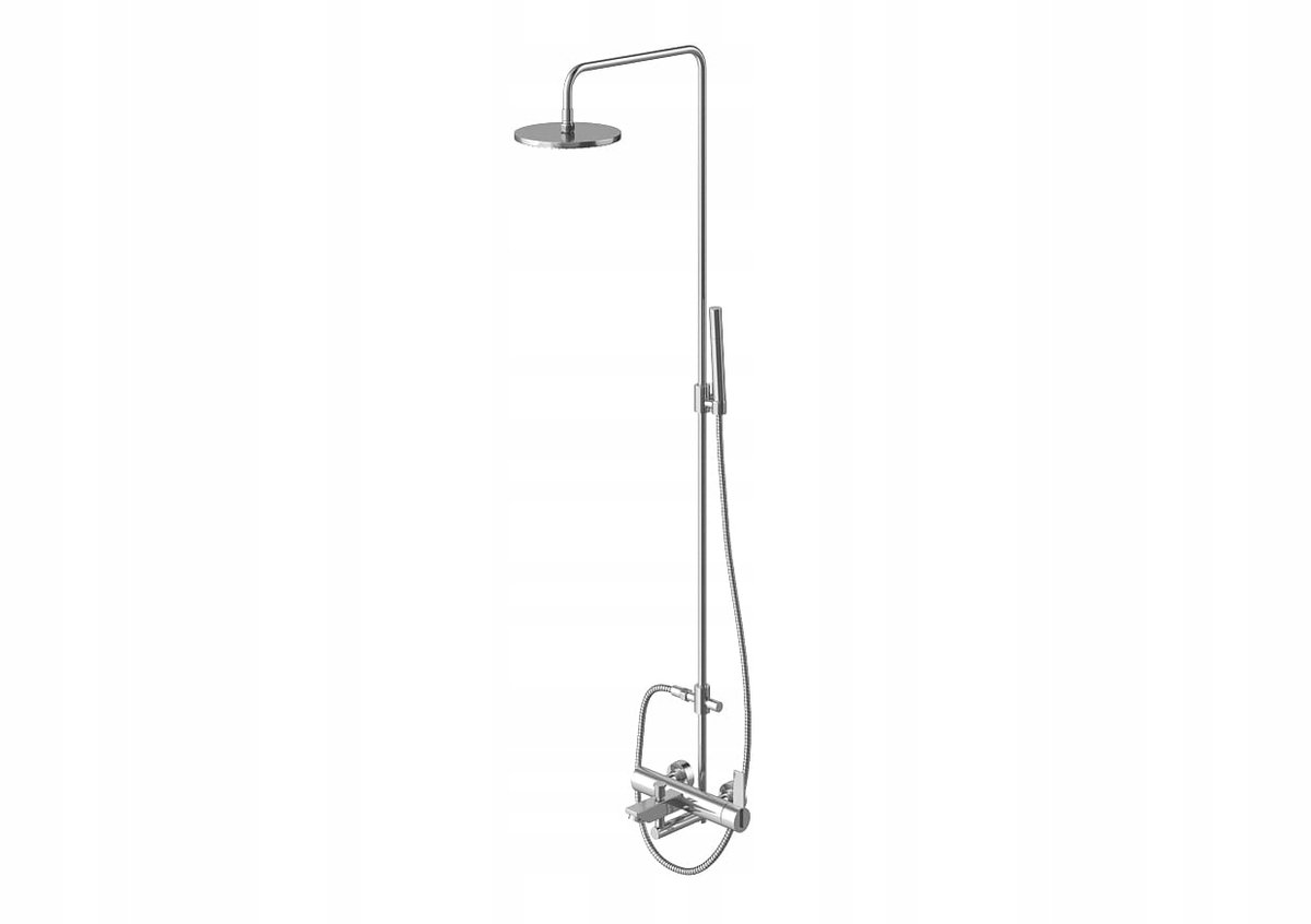 Kohlman DEXAME QW277D Douchekraan met Regendouche - Chroom