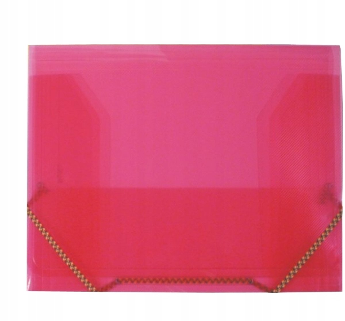 Patio A4 Map met Elastiek - Transparant Roze
