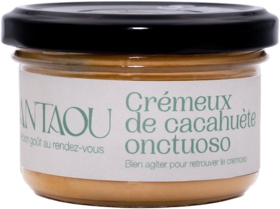 2 x Vegan Pindacrème uit Frankrijk – Antaou – Ambachtelijke spread of dip, 100% plantaardig & puur, 2 × 90g