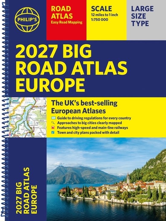 Philip's 2027 Big Road Atlas Of Europe - cover
