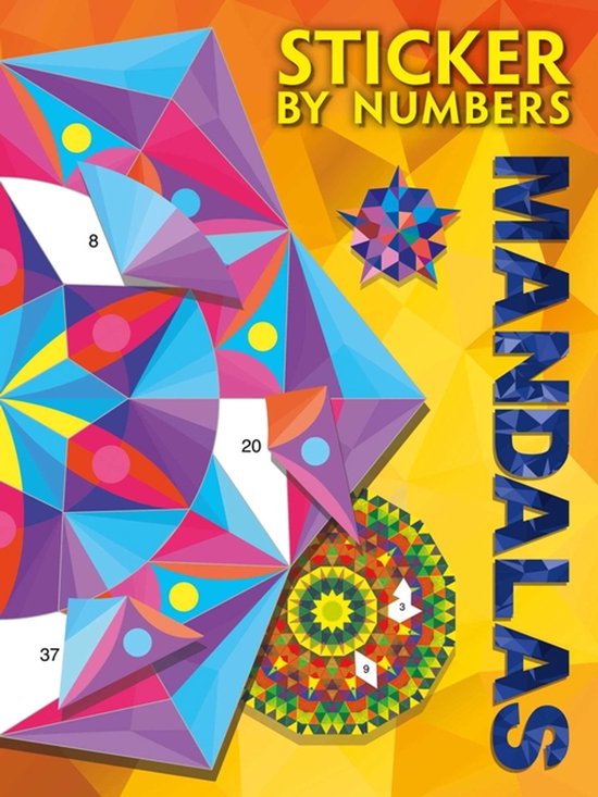 Sticker by Numbers: Mandalas - cover
