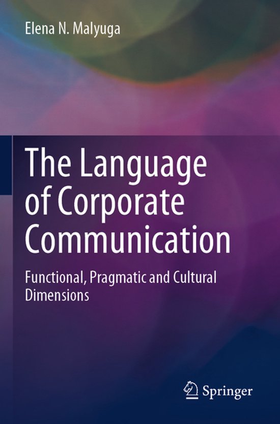 The Language of Corporate Communication - cover