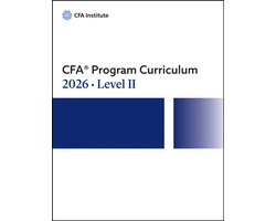 Omslag van 2026 CFA Program Curriculum Level II Box Set