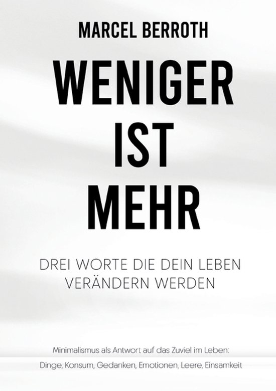 Weniger ist mehr - cover