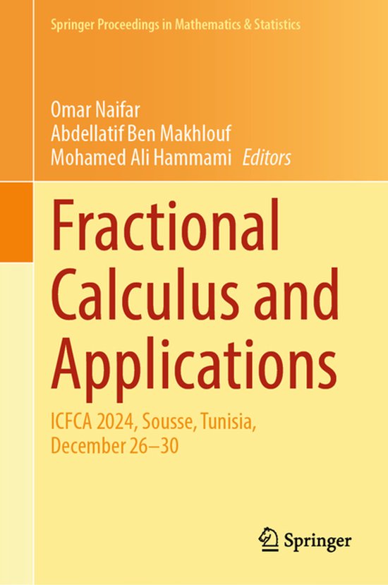 Springer Proceedings in Mathematics & Statistics505- Fractio ... - cover