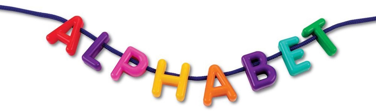 Learning Resources uppercase lacing alphabet - 3+