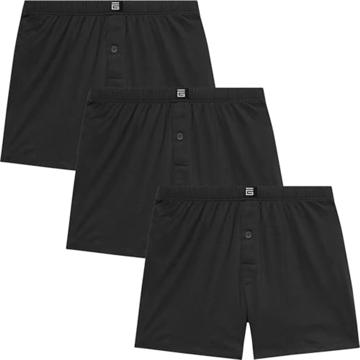 Losse Fit Katoenen Boxershorts voor Heren - Superzachte en Ademend Ondergoed - Multipack (3/6 Stuks)