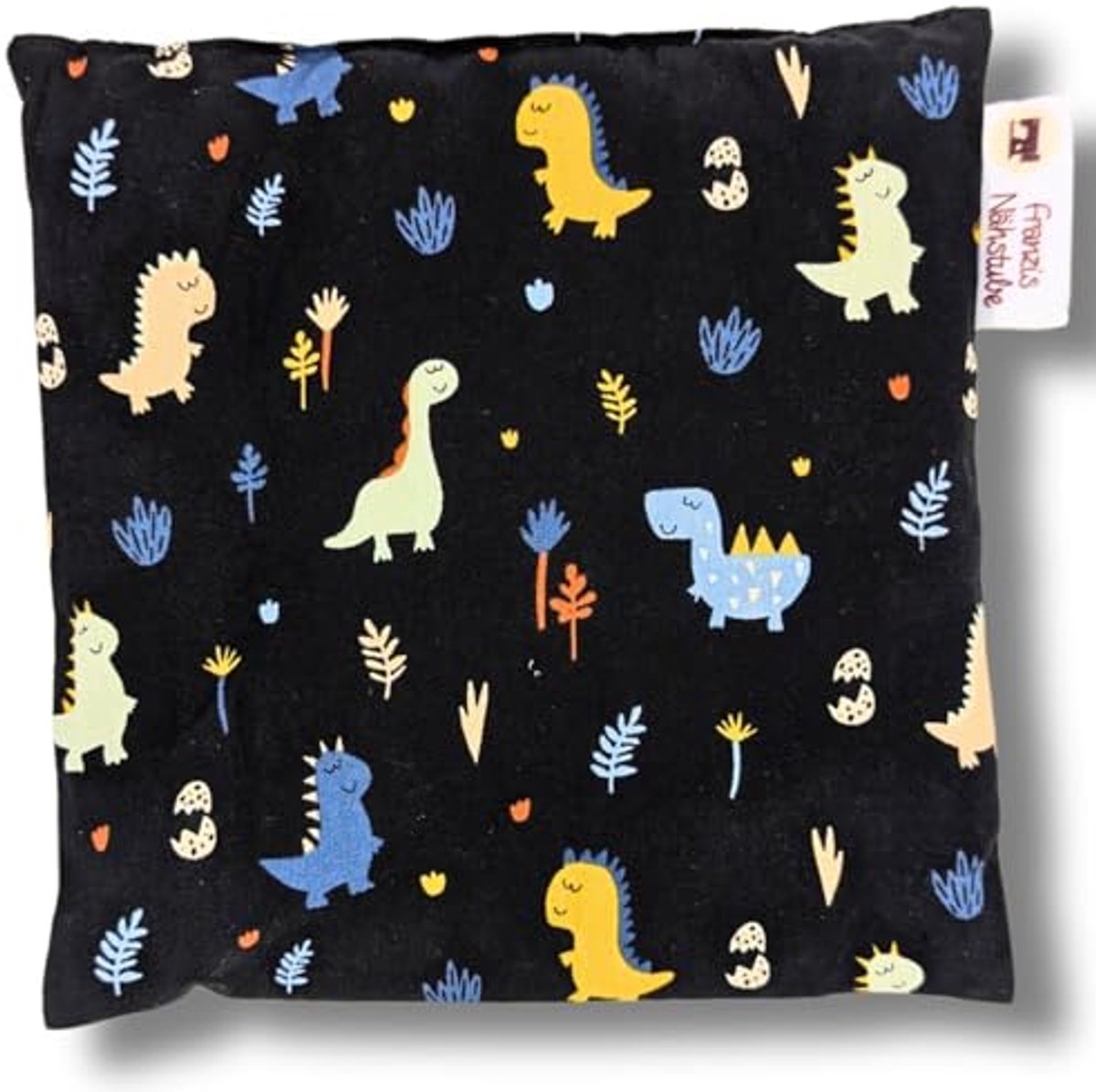 Druivenpitkussen 20x20cm voor Warmte- en Koudetherapie, Handgemaakt van 100% Katoen