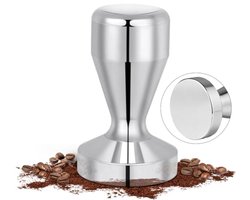 Koffiestamper 51 mm - Roestvrij Staal Espresso Tamper met Ergonomische Handgreep