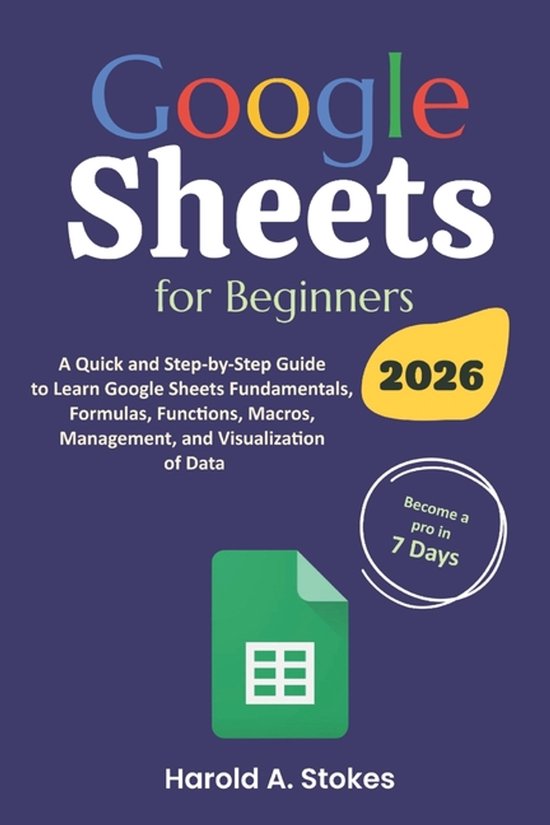 Google Sheets for Beginners - cover
