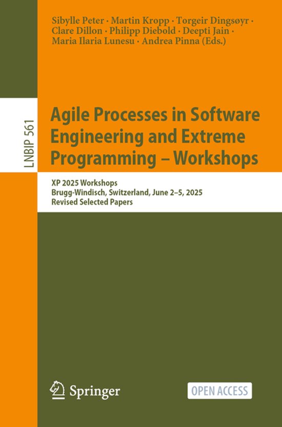 Lecture Notes in Business Information Processing561- Agile P ... - cover