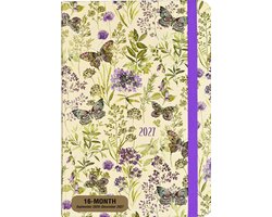 Amethyst Butterflies Compact diary 16-mnds 2027