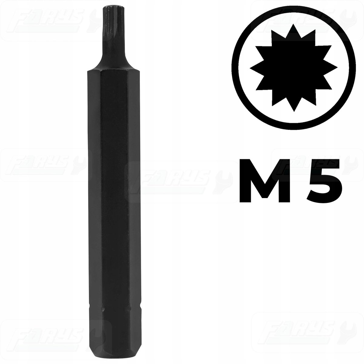 Splinebit M5 75mm S2 - Duurzaam Gereedschap