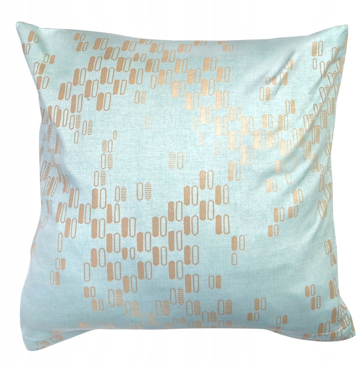Katoenen Kussensloop Jersey 40x40 cm - Geometrisch Zilver
