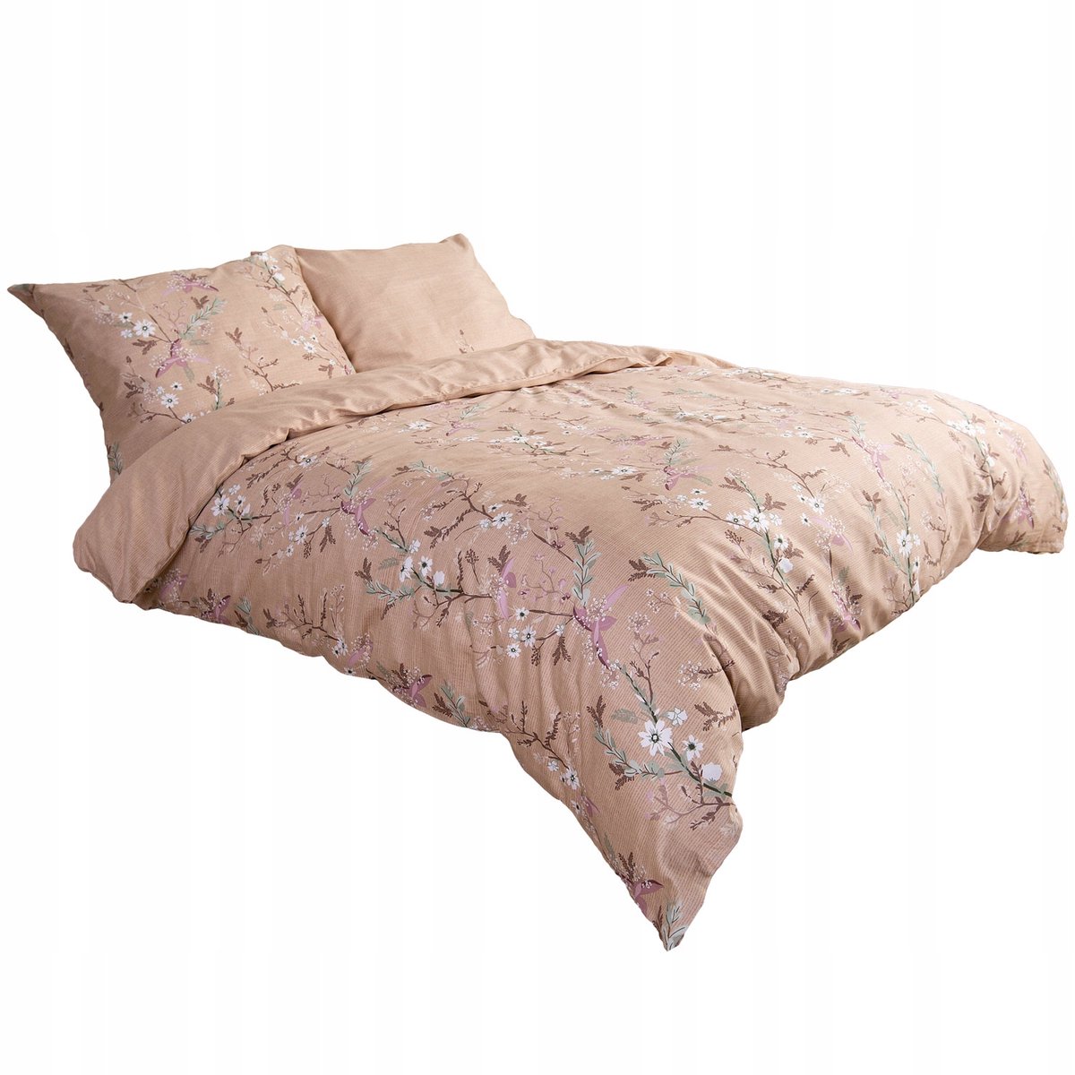 Barleta Satiné Beddengoed 200x220cm - Poederroze Bloemen