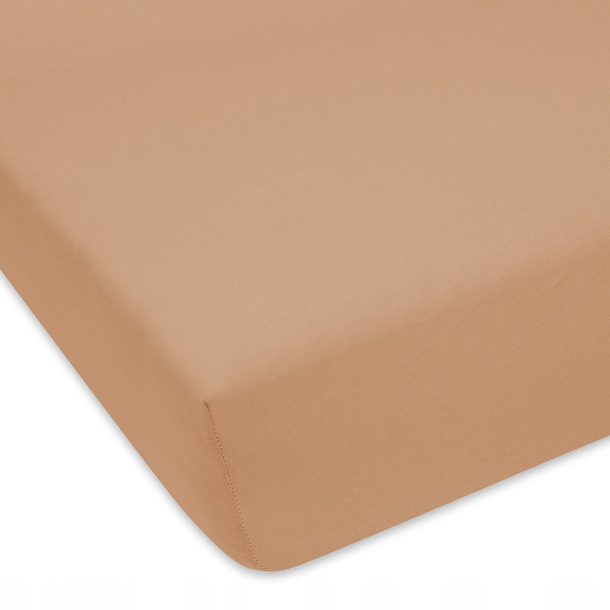 Jersey Hoeslaken Katoen Beige 90x180 cm - Zacht en Duurzaam