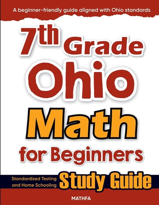 7th Grade Ohio Math for Beginners - cover