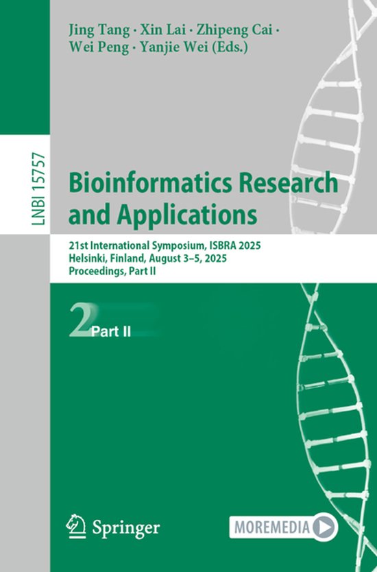 Lecture Notes in Computer Science15757- Bioinformatics Resea ... - cover