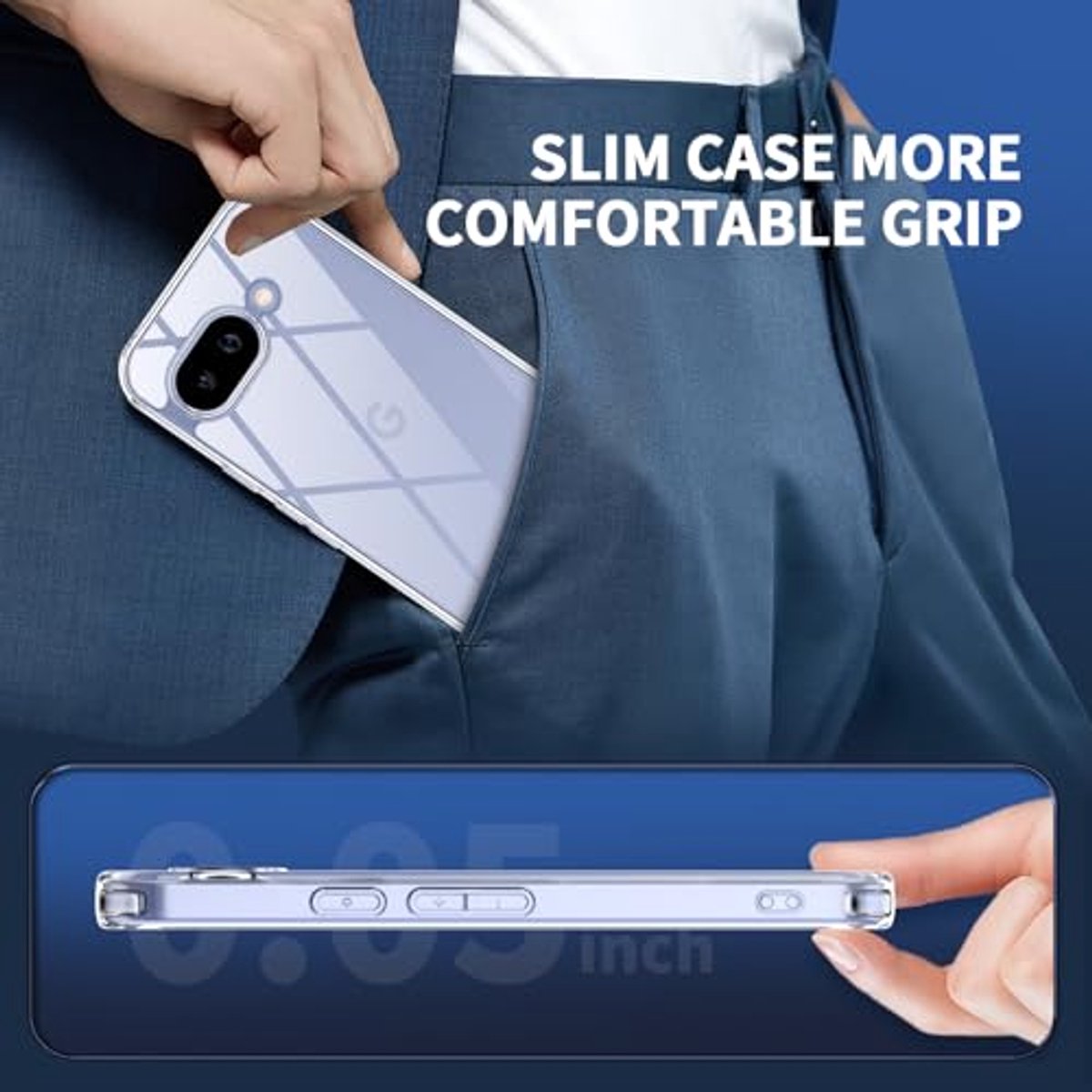 Schokbestendige Bescherming voor Google Pixel 9A met 2 Stuks Tempered Glass Camera Bescherming