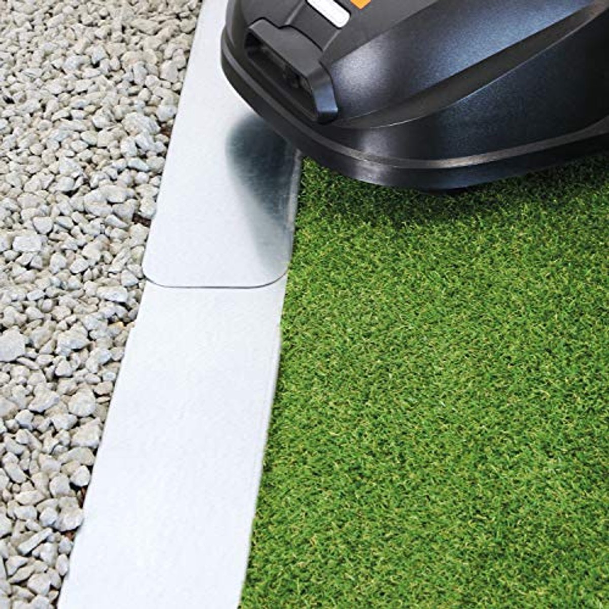 Verzonken Gazonrand voor Robotmaaier Set van 2 80,1 x 12 cm - afbeelding 2