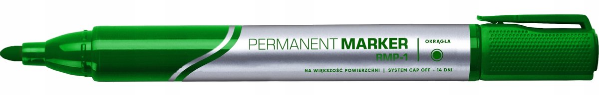 Rystor RMP-1 Permanente Marker - Rond, Groen