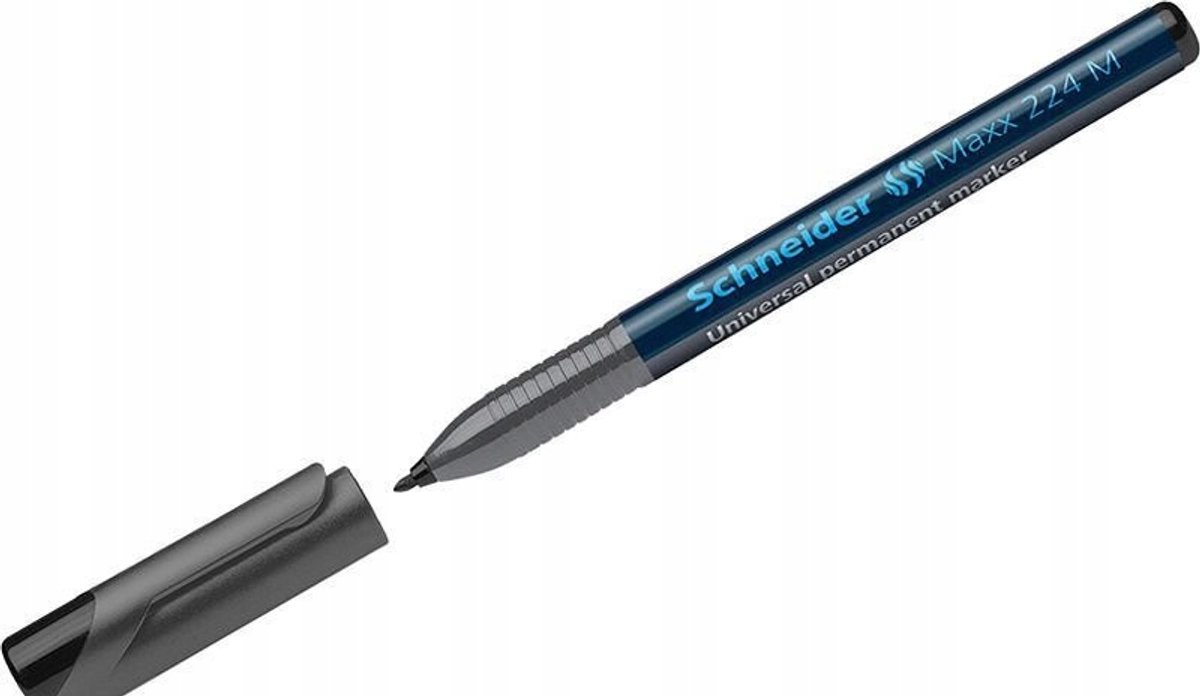 Schneider Permanente Marker Zwart - 1.0mm Lijn - Sneldrogend