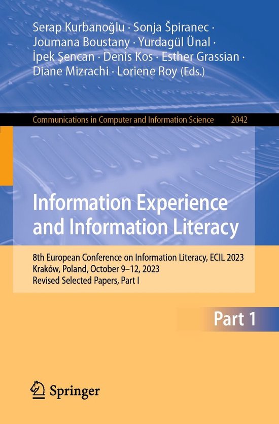Springer Nature Proceedings Computer Science 1 - Information ... - cover