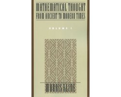 Omslag van Mathematical Thought From Ancient To Mod