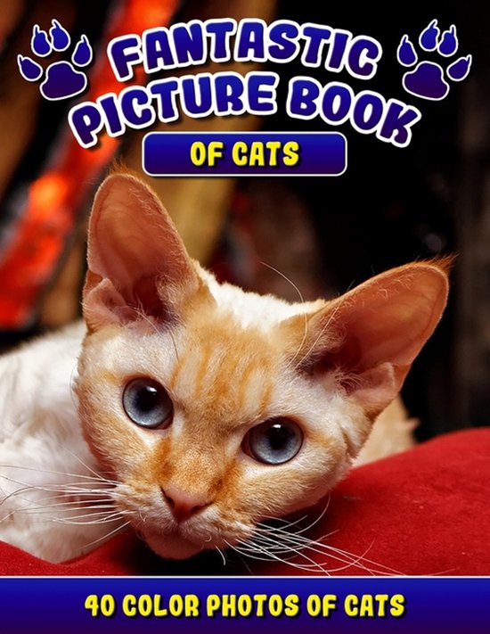 Fantastic Picture Book of Cats. 40 Color Photos of Cats - cover
