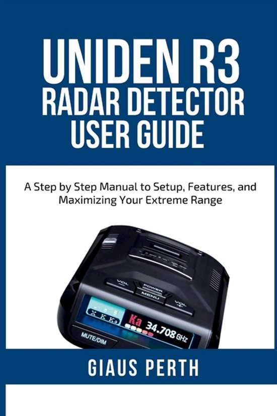 Uniden R3 Radar Detector User Guide - cover