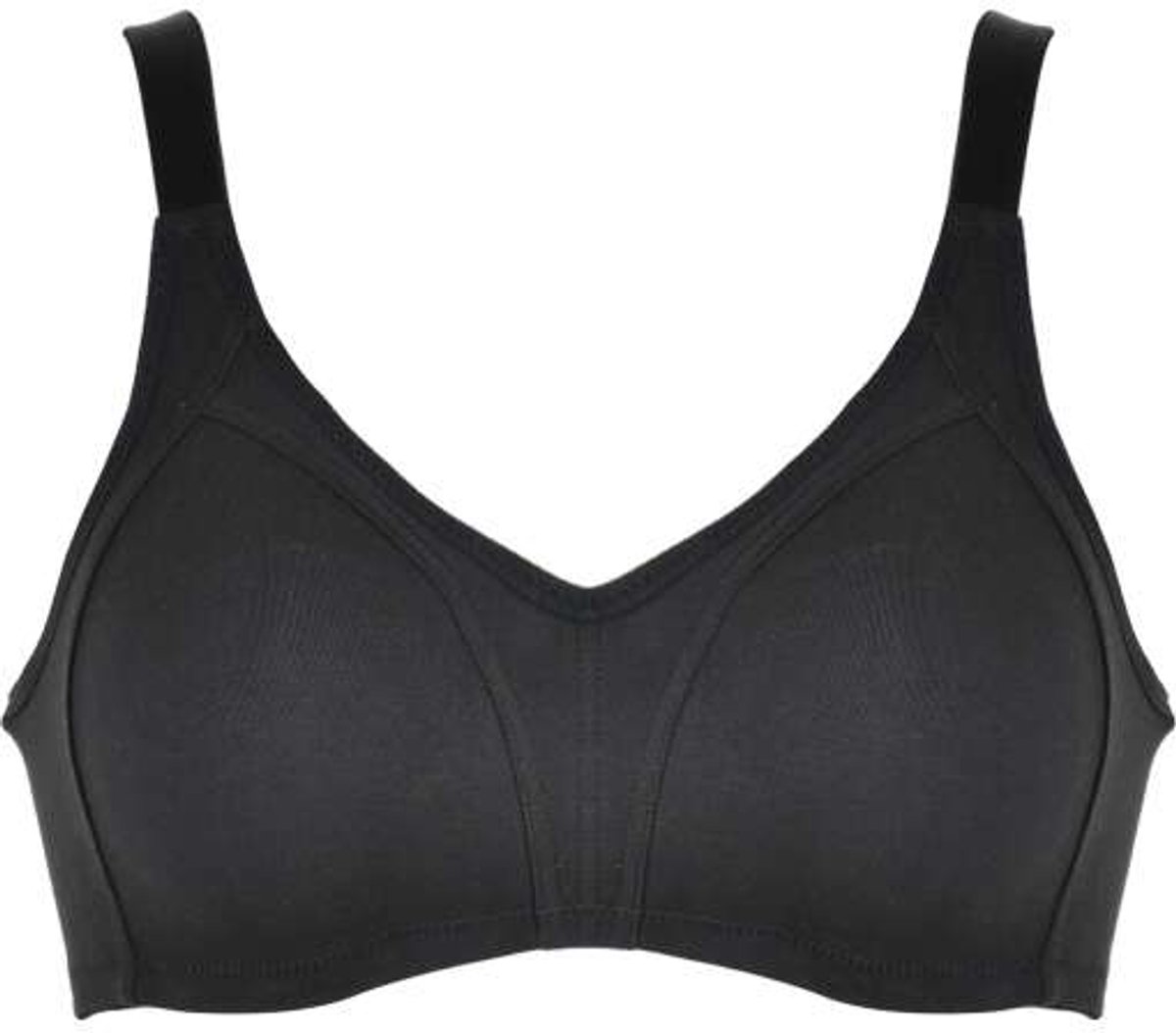 Naturana naadloze soft BH zonder beugels maat 95D zwart