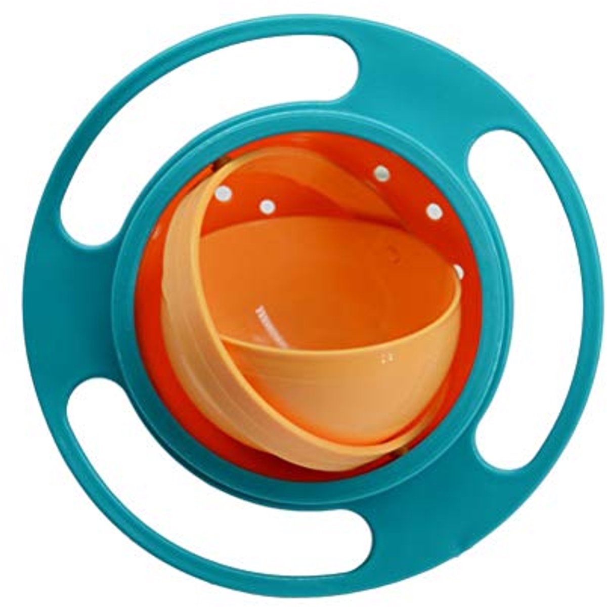 Image of 360 Graden Draaibare Babyschaal met Deksel - Schattige Gyroscoopkom voor Kinderen
