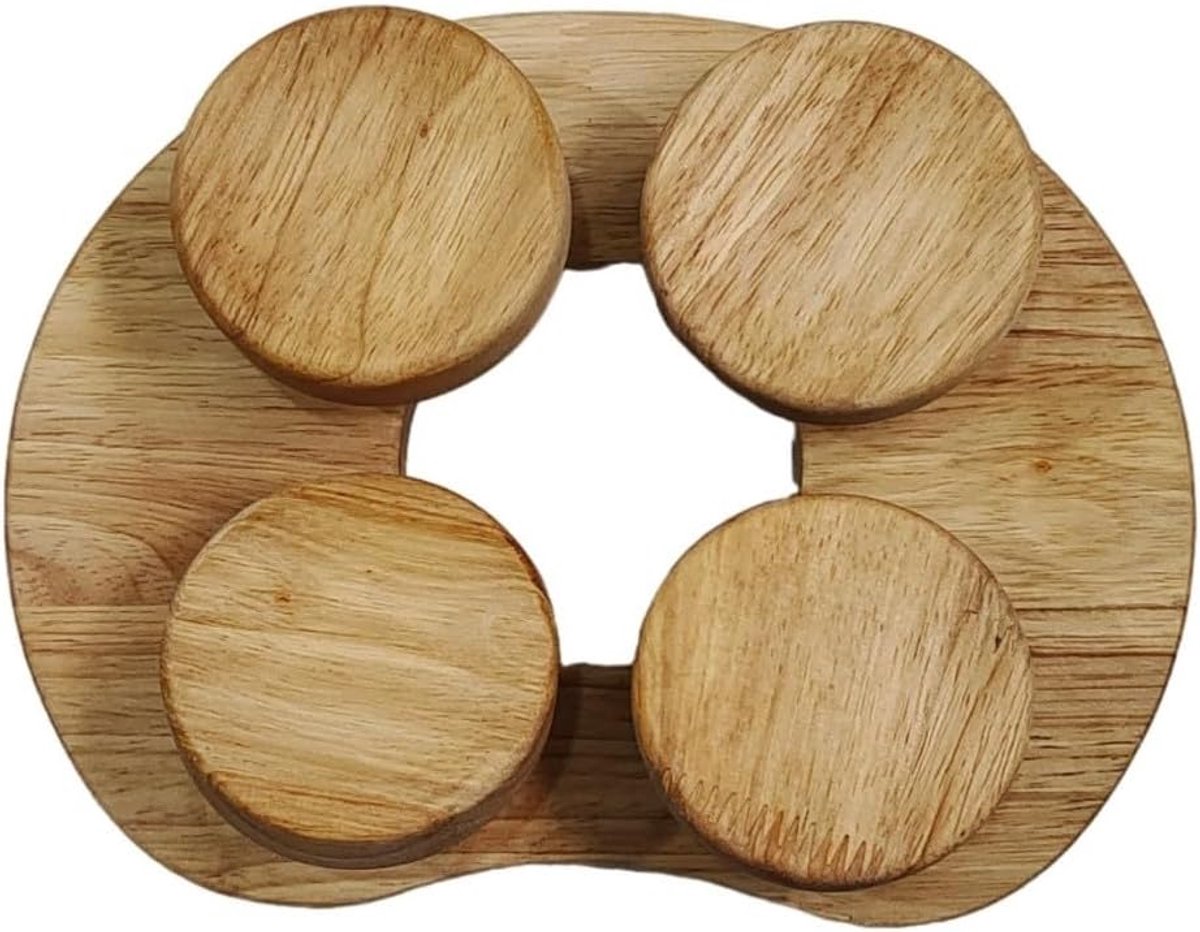 Houten Sauna Hoofdsteun - Draaibare Ergonomische Hals Ondersteuning Sauna Accessoires - Voor Sauna Baden Stoomkamer - 1 stuk