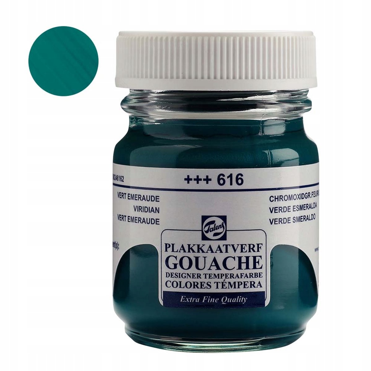 Talens Gouache Verf Extra Fijn 616 Viridian Groen 50 ml