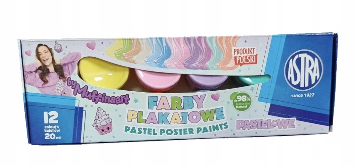 Astra Posterverf Pastel 12 Stuks