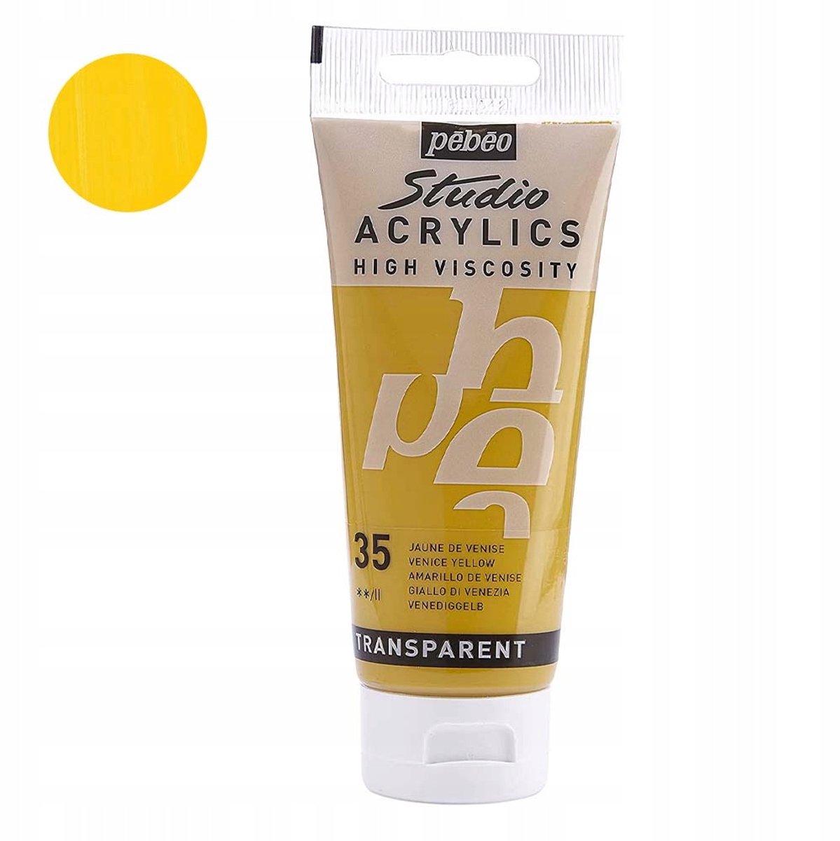 Pebeo Studio Acrylverf 100ml - Venice Geel