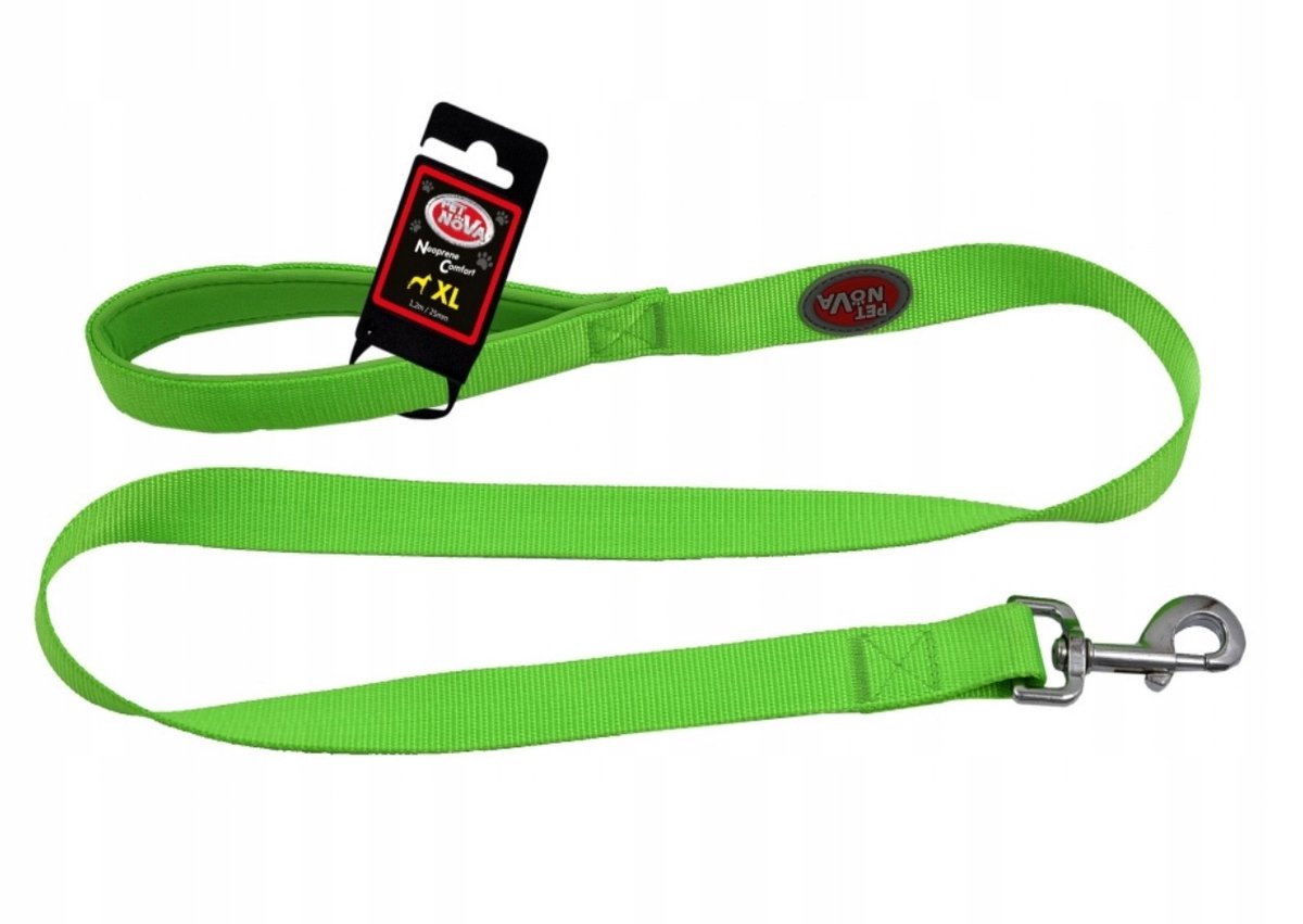 Pet Nova Comfort Nylon Hondenhalsband XL Groen