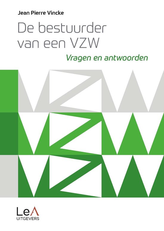 De bestuurder van een VZW - cover