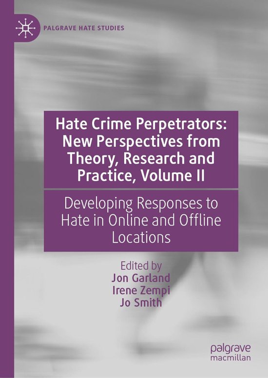 Law and Criminology (R0) - Hate Crime Perpetrators: New Pers ... - cover